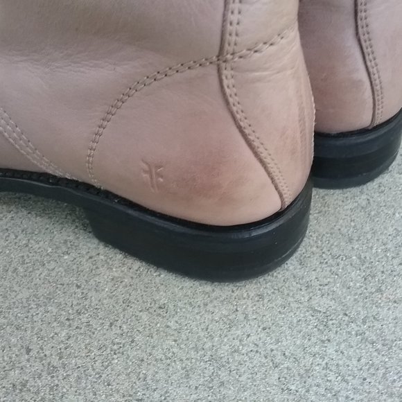 Frye Veronica Leather Lace Up Combat Boots Size 8 - Picture 13 of 16